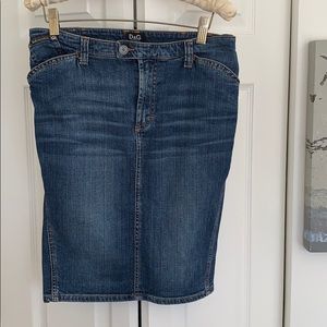 D&G Denim Pencil Skirt